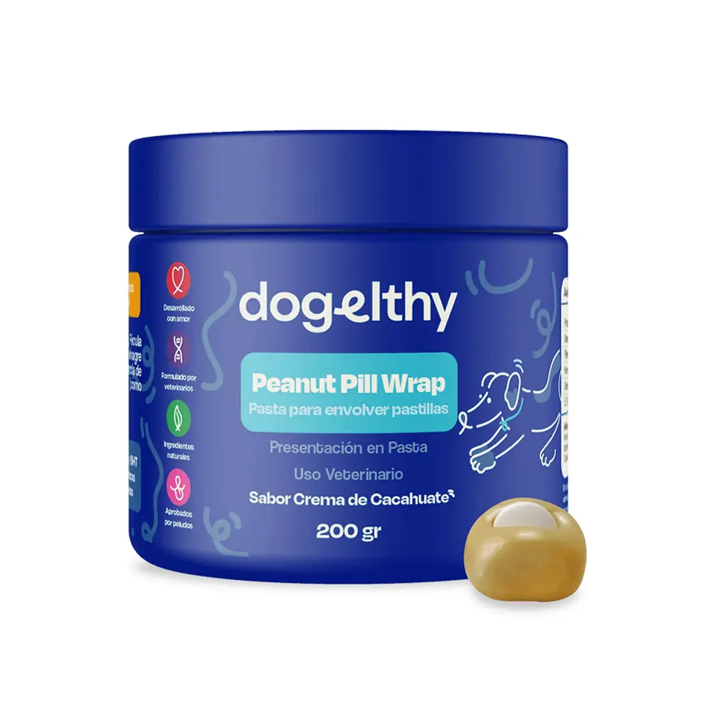 [DE-PW-200G] Dogelthy Recubrimiento de Pastillas Sabor Crema de Cacahuate 200 g