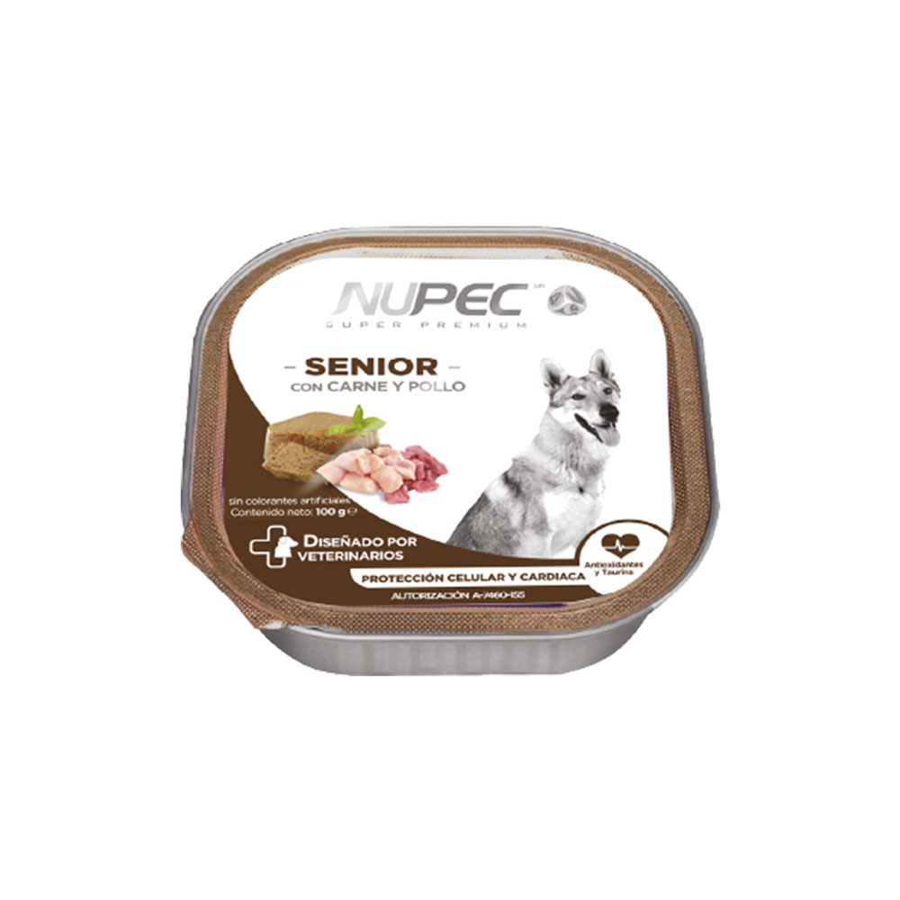 Nupec Alimento Humedo para Perro Senior Lata 100 g