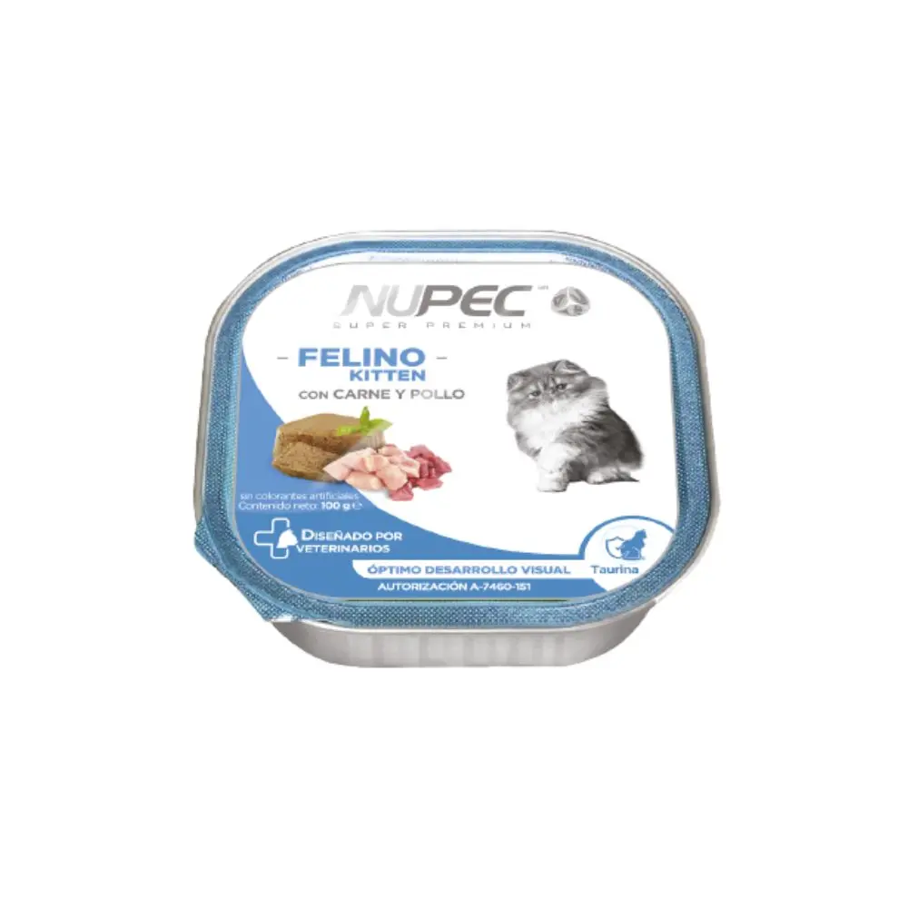 [NP-FE-HM-KT-LATA-100G] Nupec Alimento Humedo para Gatito Lata 100 g