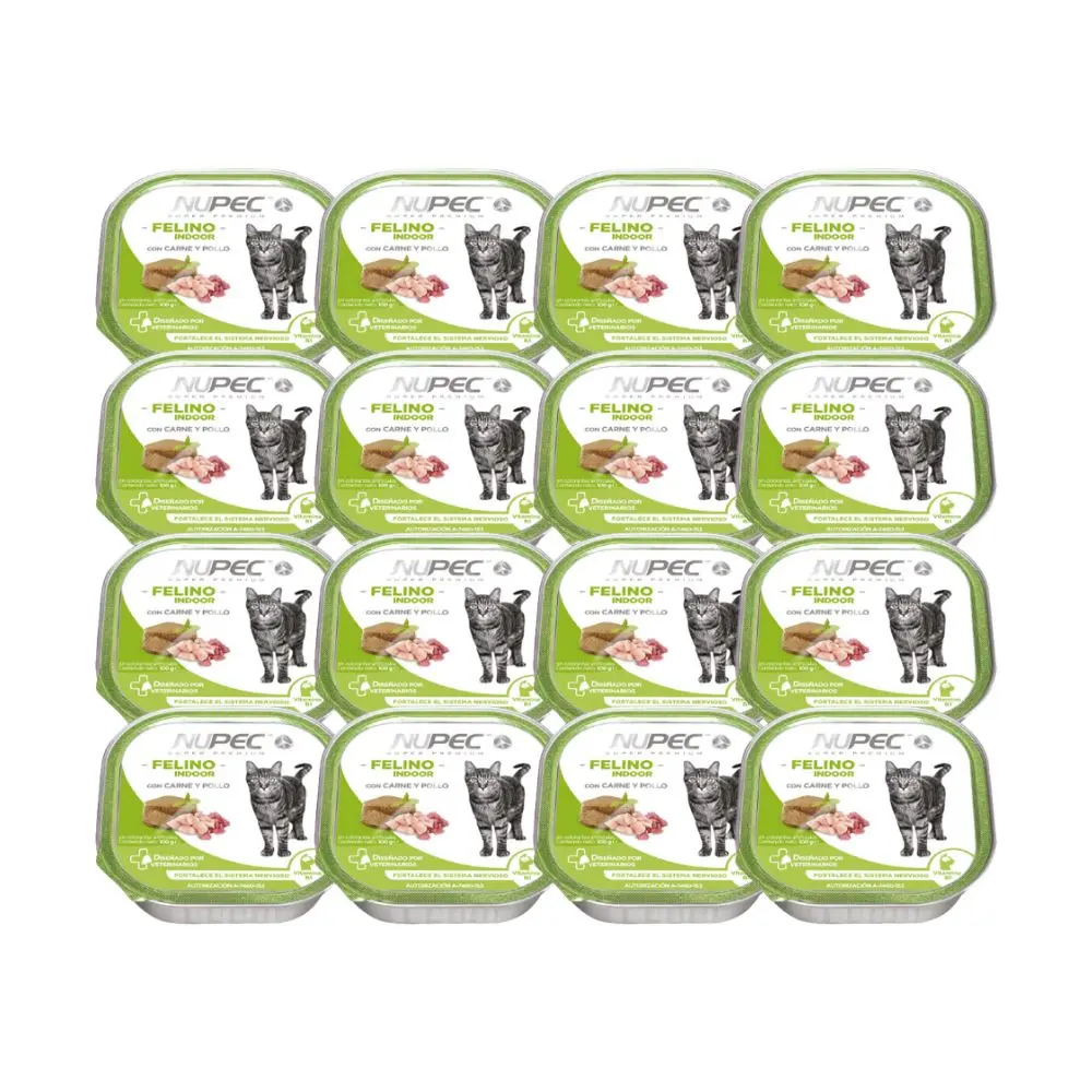 Nupec Alimento Humedo para Gato Adulto Super Kit 16 Latas