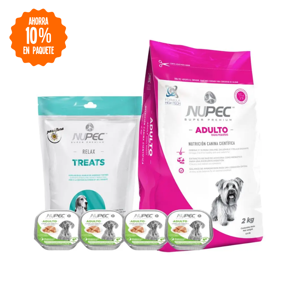 Paquete Adulto Raza Pequeña 2 kg