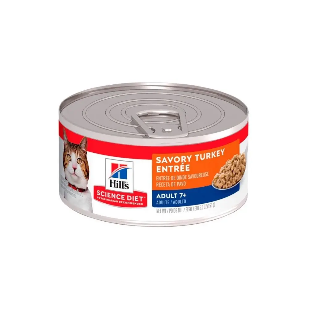 Hill's Alimento Humedo para Gato Senior Receta Pavo 156 g
