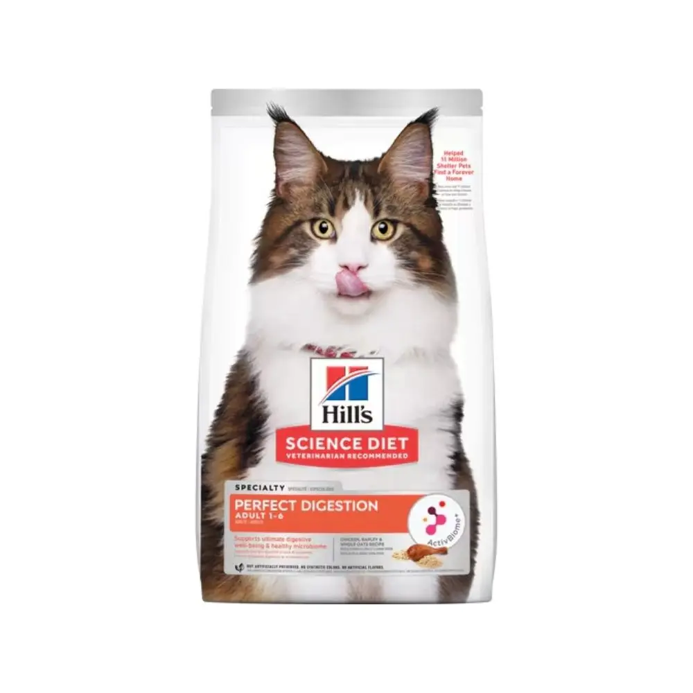 [HI-FE-PD-1.6KG] Hill's Alimento Seco Perfect Digestion para Gato Adulto 1.6 kg