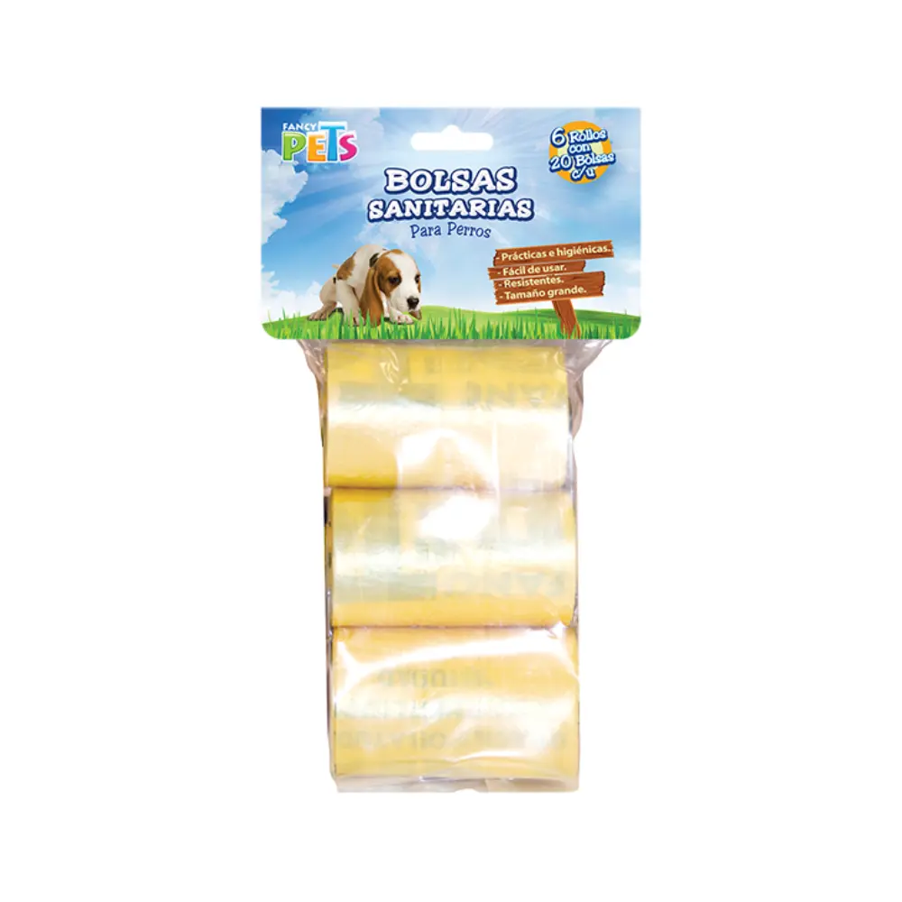 Fancy Pets Bolsas para Desechos para Perros 60 bolsas