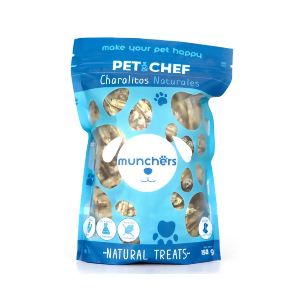 [PNC-PREM-CLS-100G] Pet N Chef Premios para Perro y Gato Receta Charales 150 g