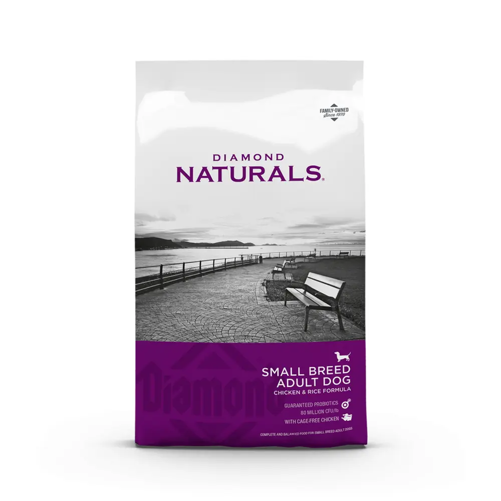 Diamond Naturals Alimento Seco para Perro Adulto Raza Pequeña Receta Pollo y Arroz 1.5 kg