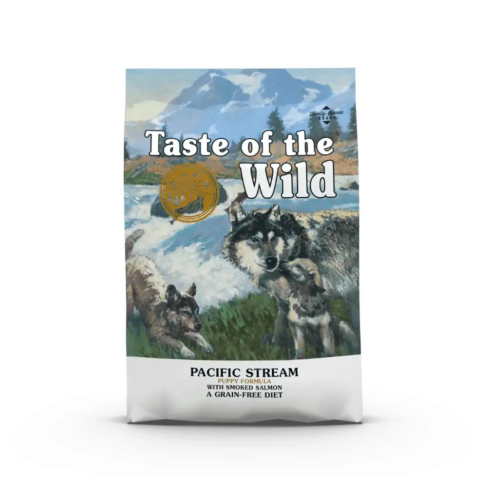 Taste of the Wild Alimento Seco Pacific Stream para Perro Cachorro Receta Salmon Ahumado 2.28 kg
