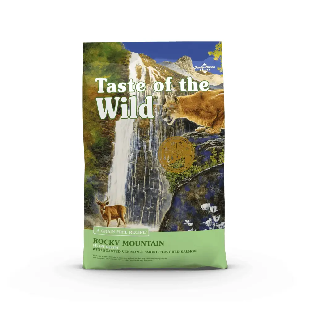 [TW-FE-AD-RT-6.3KG] Taste of the Wild Alimento Seco Rocky Mountain para Gato Adulto Receta Venado Asado y Salmon Ahumado 6.3 kg