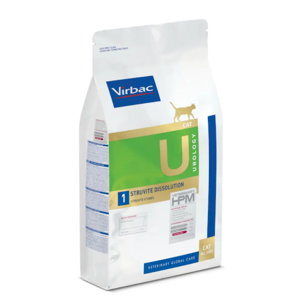 [VB-FE-UR-SD-3KG] Virbac Alimento Seco Urology Struvite Dissolution para Gato Adulto 3 kg