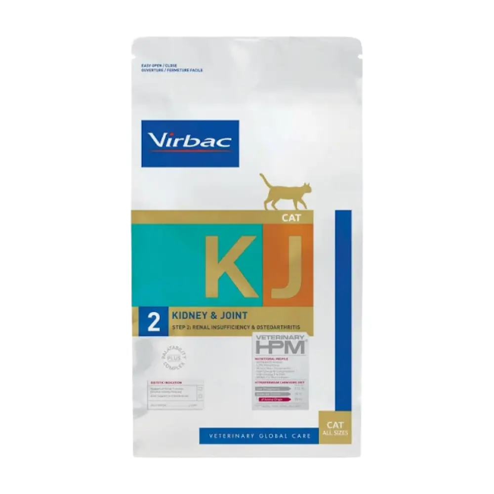 [VB-FE-KD-JM-3KG] Virbac Alimento Seco Kidney & Joint para Gato Adulto 3 kg