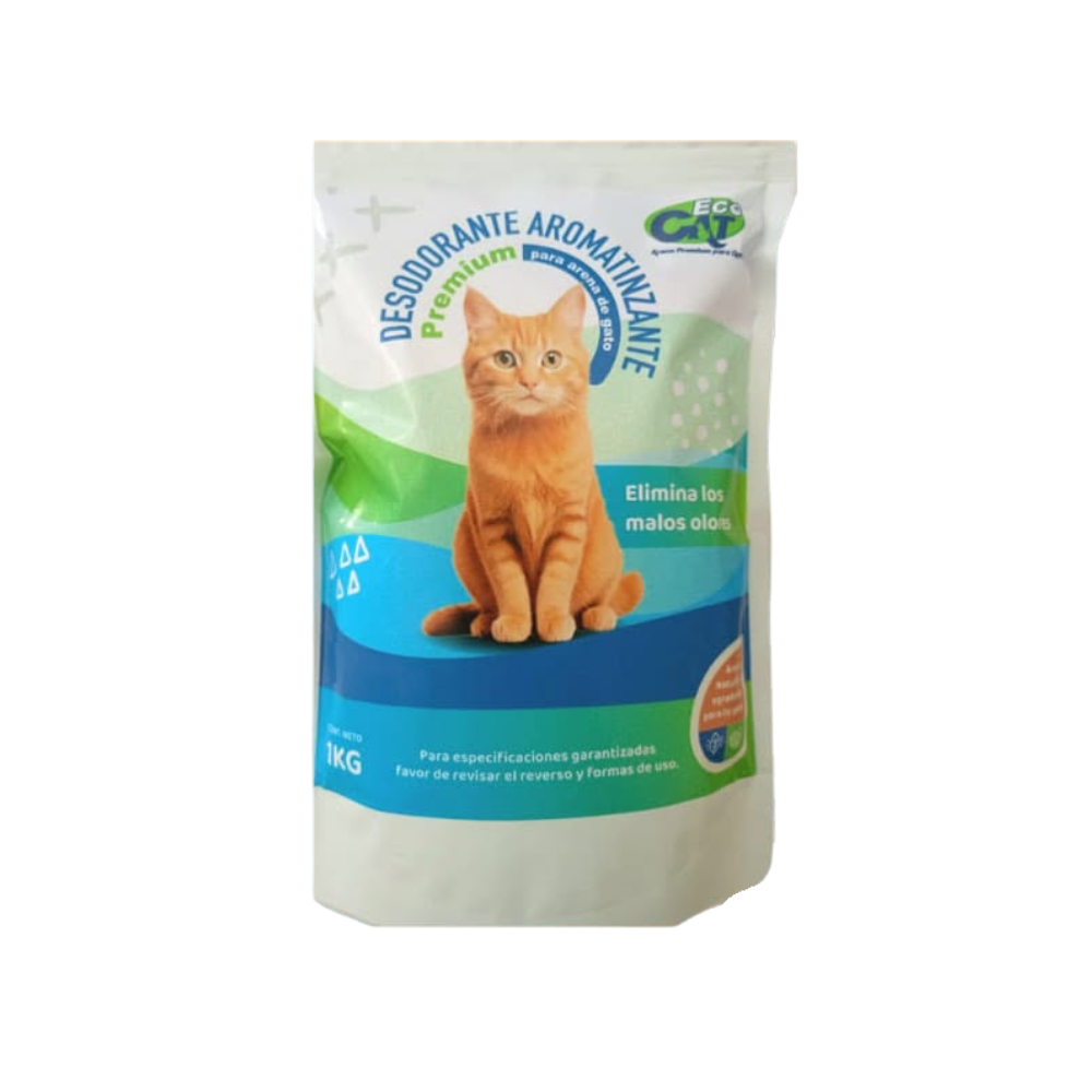 Eco Cat Desodorante Aromatizante para Arena de Gato 1 kg