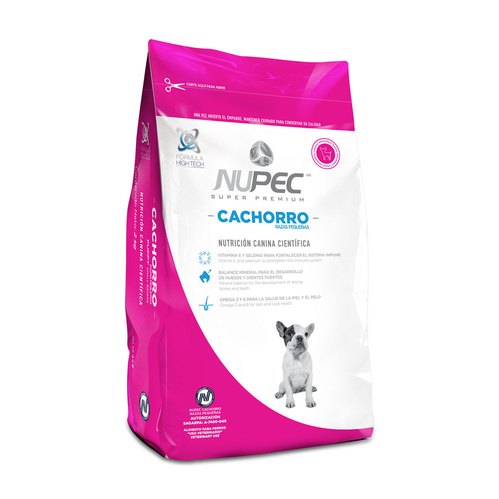 Nupec Alimento Seco para Perro Cachorro Raza Pequeña 8 kg