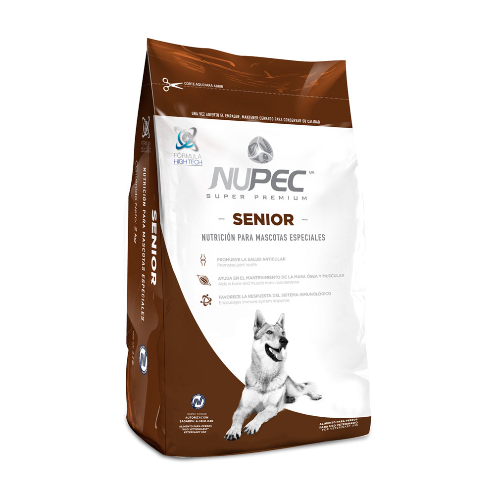 [NP-SE-8KG] Nupec Alimento Seco para Perro Senior Raza Mediana/Grande 8 kg