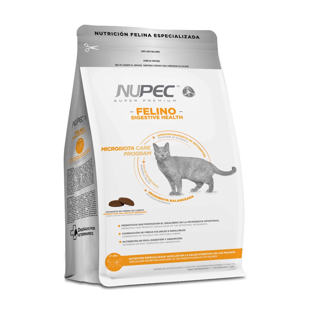 Nupec Felino Alimento Seco Digestive Health para Gato Adulto 1.5 kg