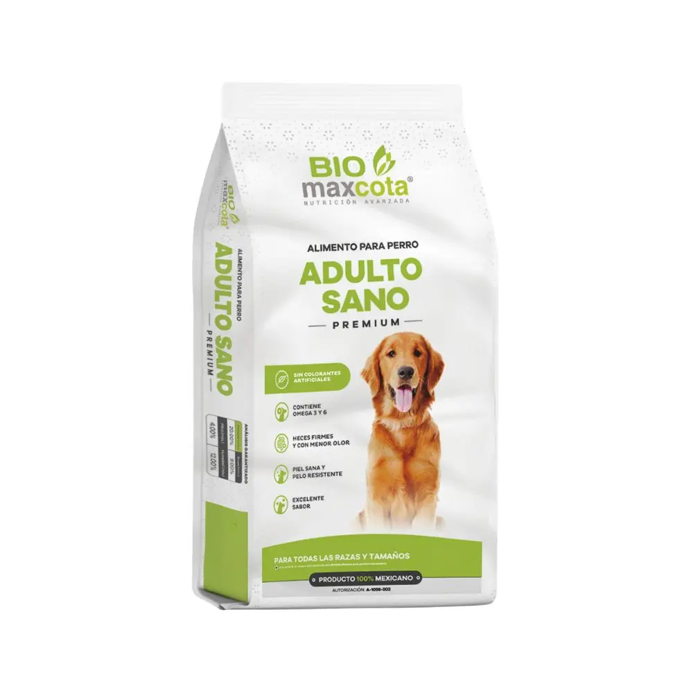 Biomaxcota Alimento Seco para Perro Adulto Sano Todas las Razas 25 kg