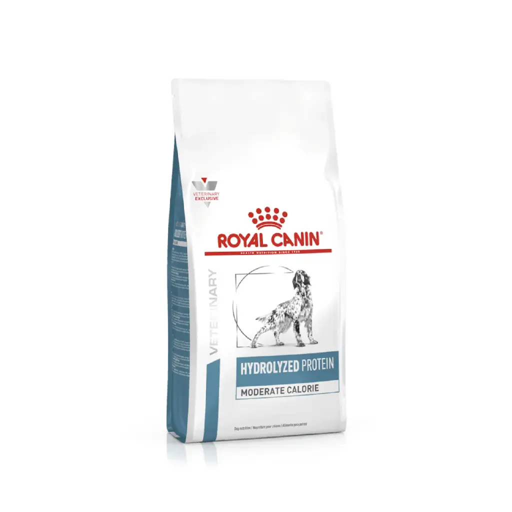 Royal Canin Prescripcion Alimento Seco Hydrolyzed Protein Moderate Calorie para Perro Adulto 3.5 kg