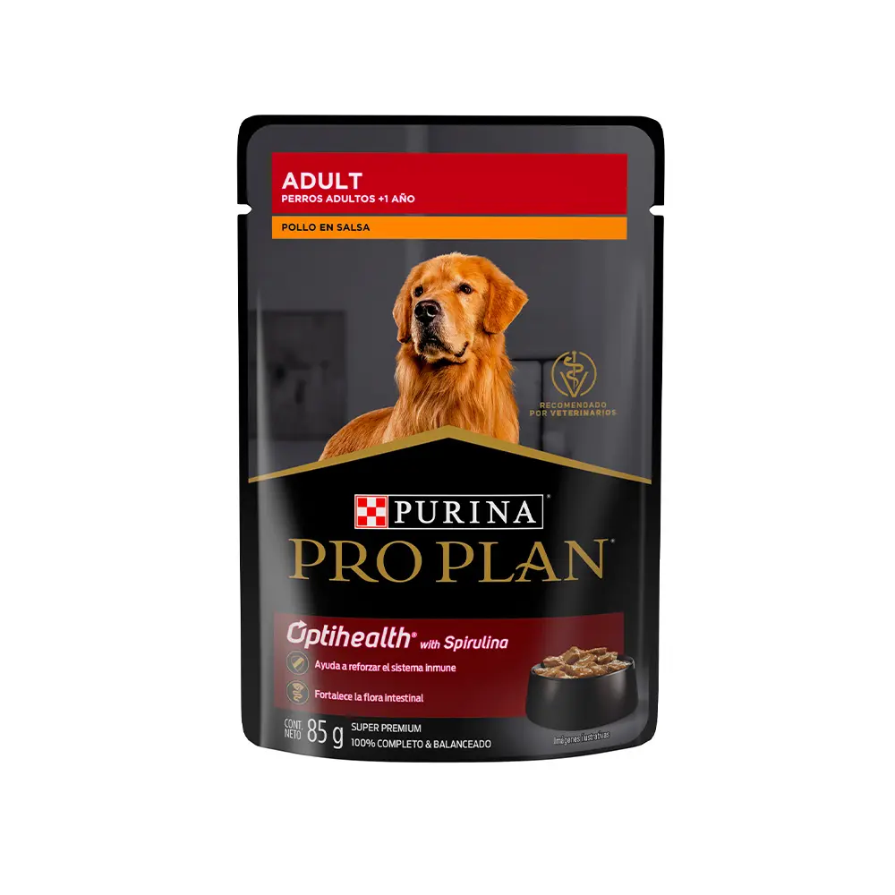 [PP-HM-AD-PLLO-85G] Pro Plan Alimento Humedo para Perro Adulto Receta Pollo 85 g