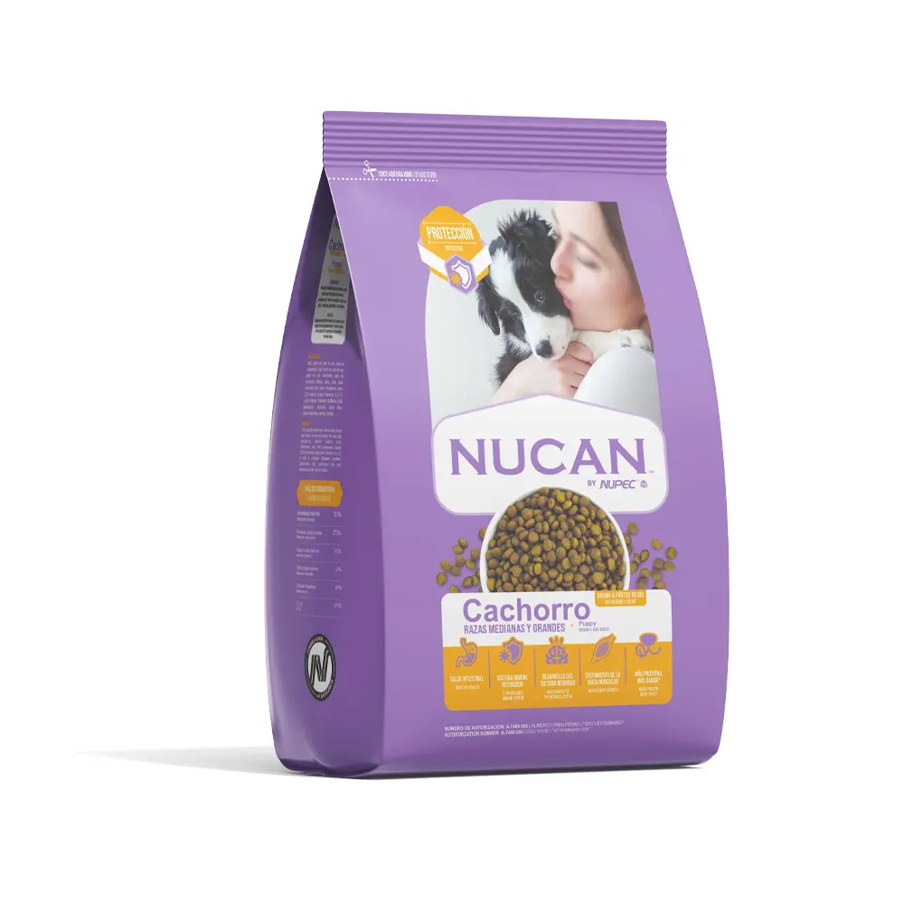 [NC-CA-20KG] Nucan by Nupec Alimento Seco para Perro Cachorro Raza Mediana/Grande 20 kg