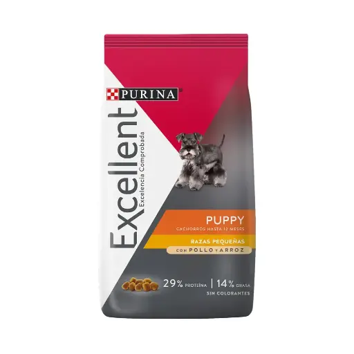 [PE-CA-RP-1.5KG] Purina Excellent Alimento Seco para Perro Cachorro Raza Pequeña 1.5 kg