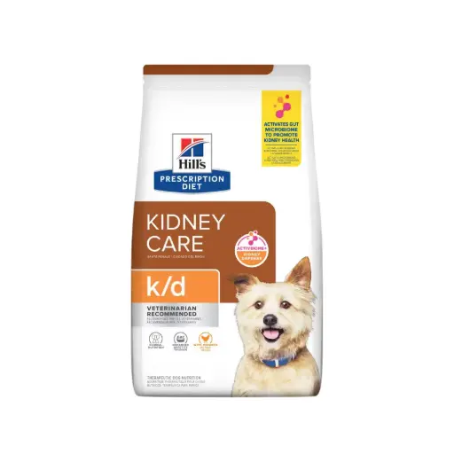 [HIVET-KD-3.9KG] Hill's Prescripcion Alimento Seco k/d Kidney Care para Perro Adulto 3.9 kg