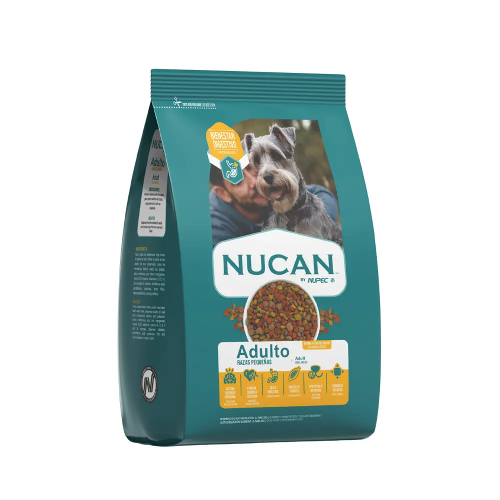 Nucan by Nupec Alimento Seco para Perro Adulto Raza Pequeña 15 kg | Petloy