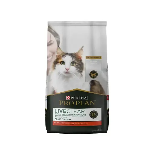 [PP-FE-LC-3.1KG] Pro Plan Alimento Seco LiveClear para Gato Adulto Receta Salmon 3.1 kg