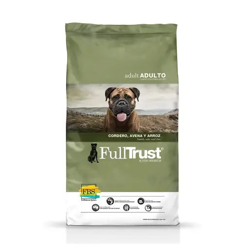 [FT-AD-CDRO-8KG] FullTrust Alimento Seco para Perro Adulto Todas las Razas Receta Cordero 8 kg
